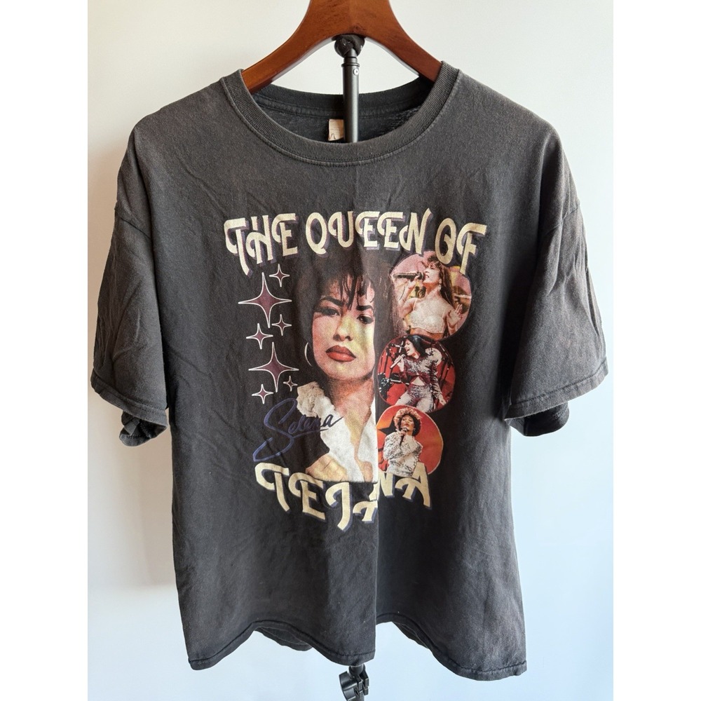 VTG SELENA QUINTANILLA RAP T SHIRT Size Xl Queen Of Tejana Fader